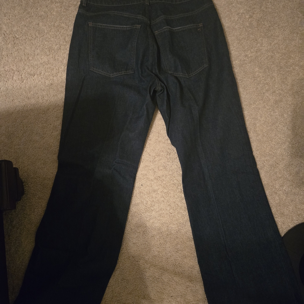 Madewell Women's Bootcut Jeans - Dark Blue - Picture 4 of 5